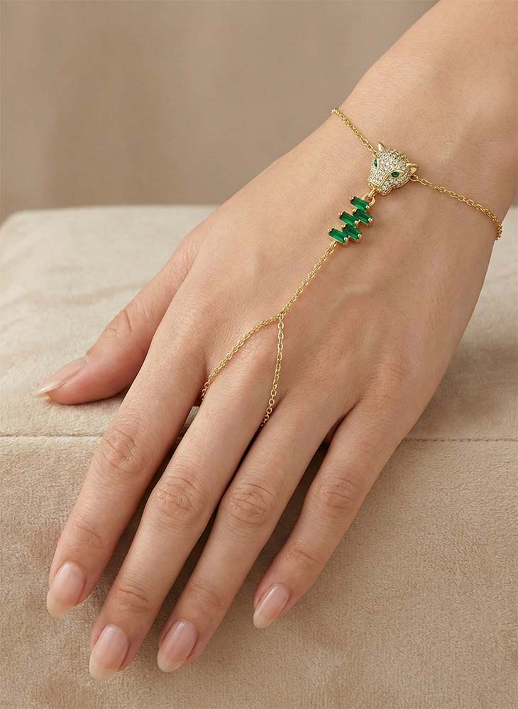 Hand Chain with Ring