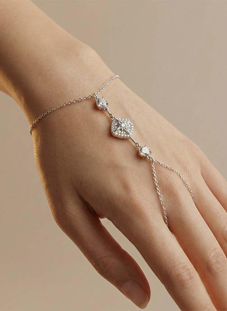 Hand Chain with Ring