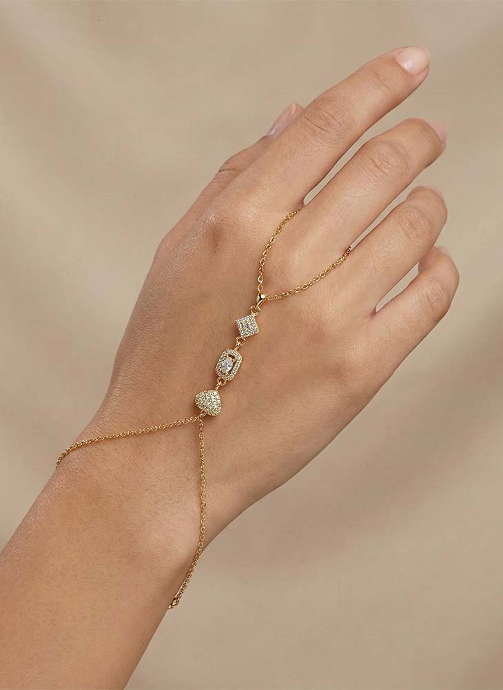 Hand Chain with Ring