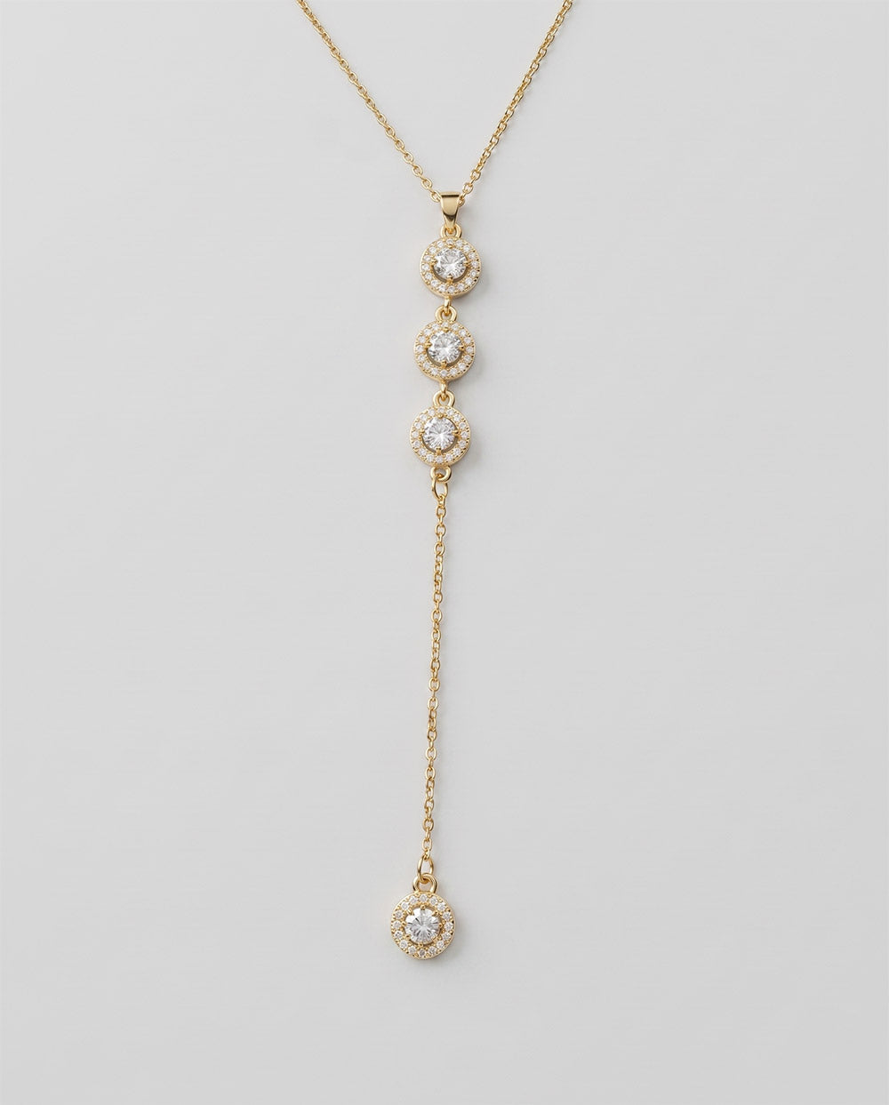 Dropped Circle Necklace