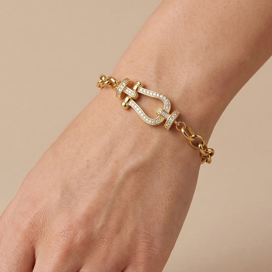 Golden Strass Bracelet
