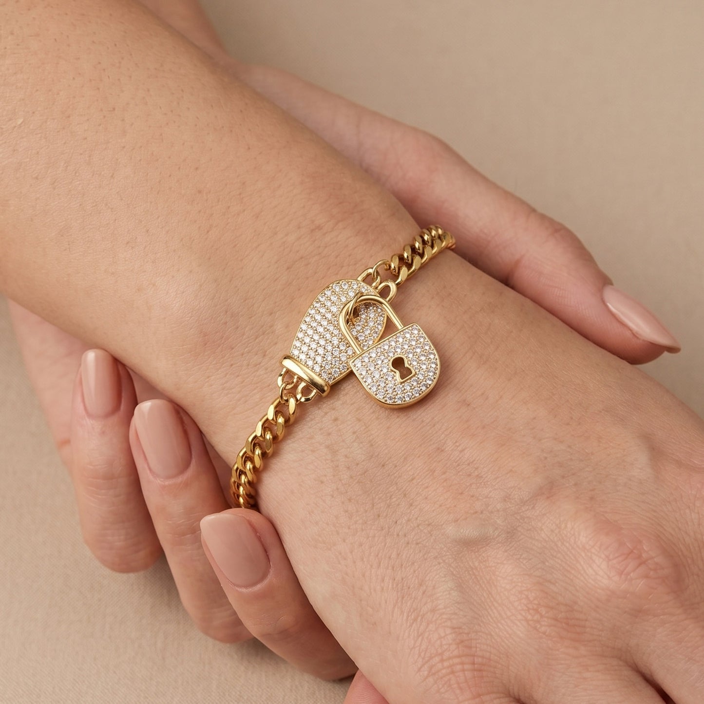Golden Strass Bracelet