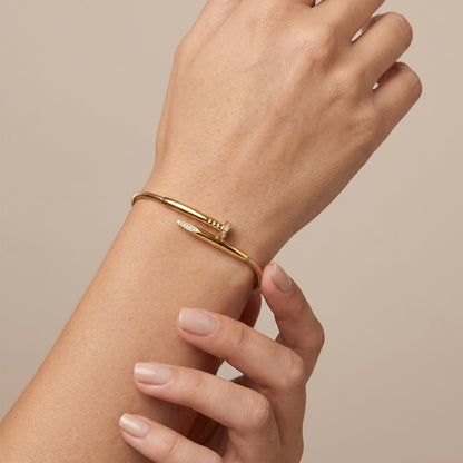 Golden Nail Bracelet