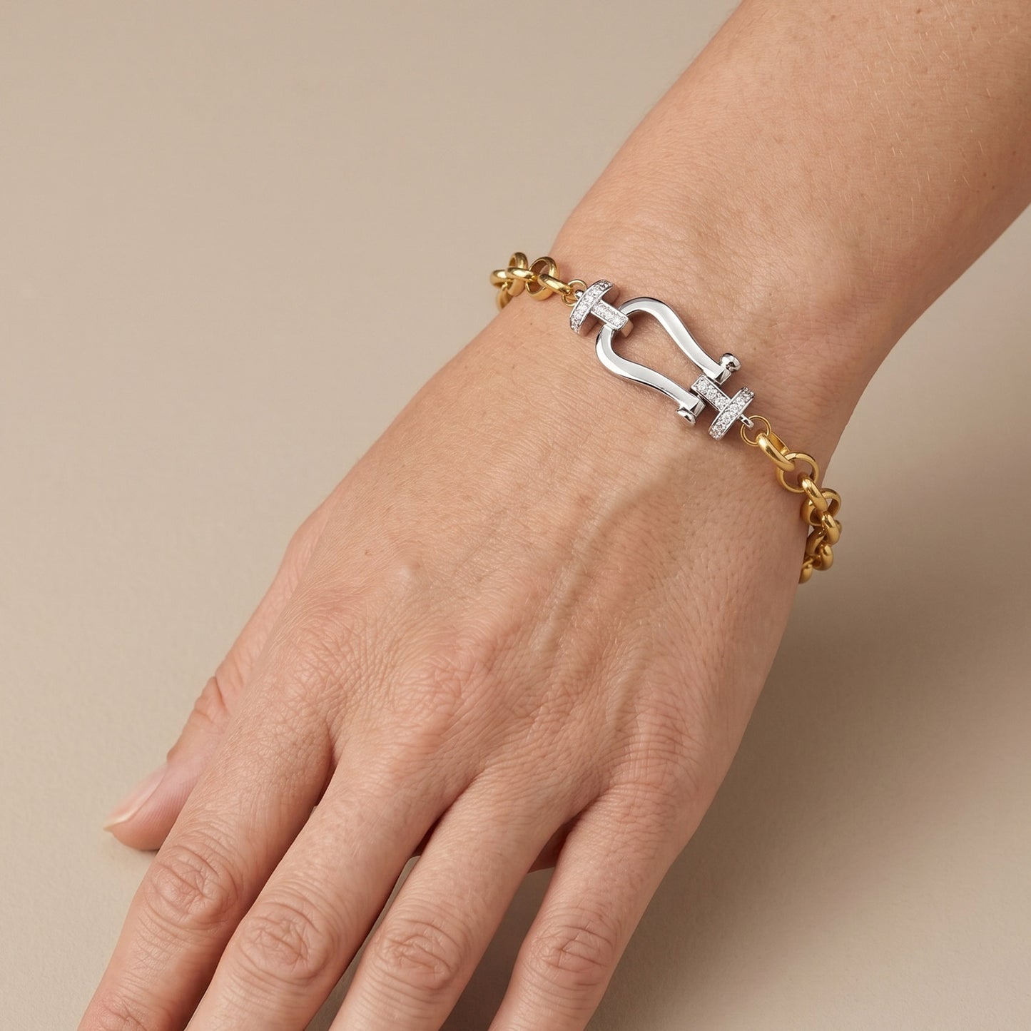 Golden Strass Bracelet