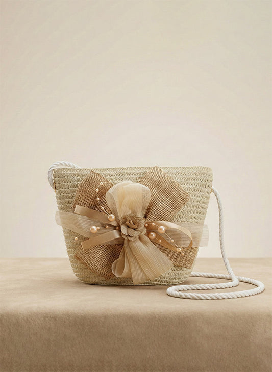 Soft Pearl Straw Bag