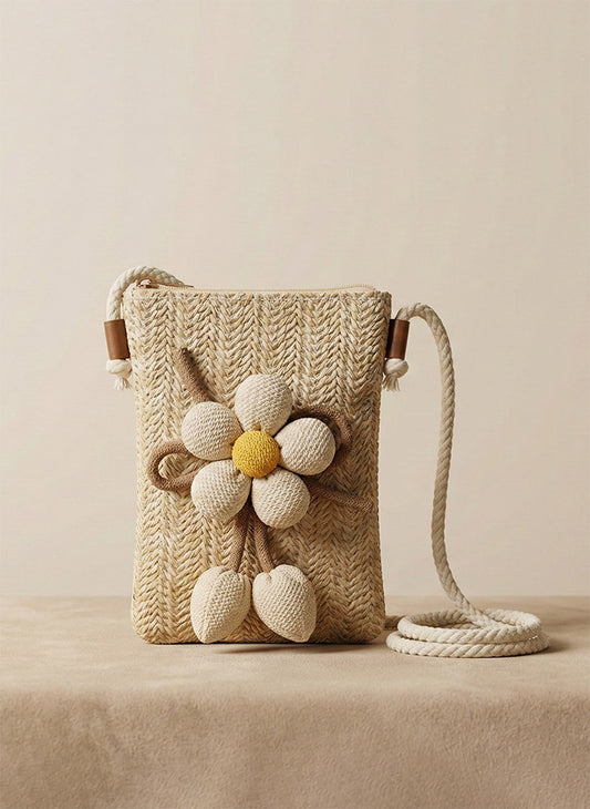 Soft Pearl Straw Bag