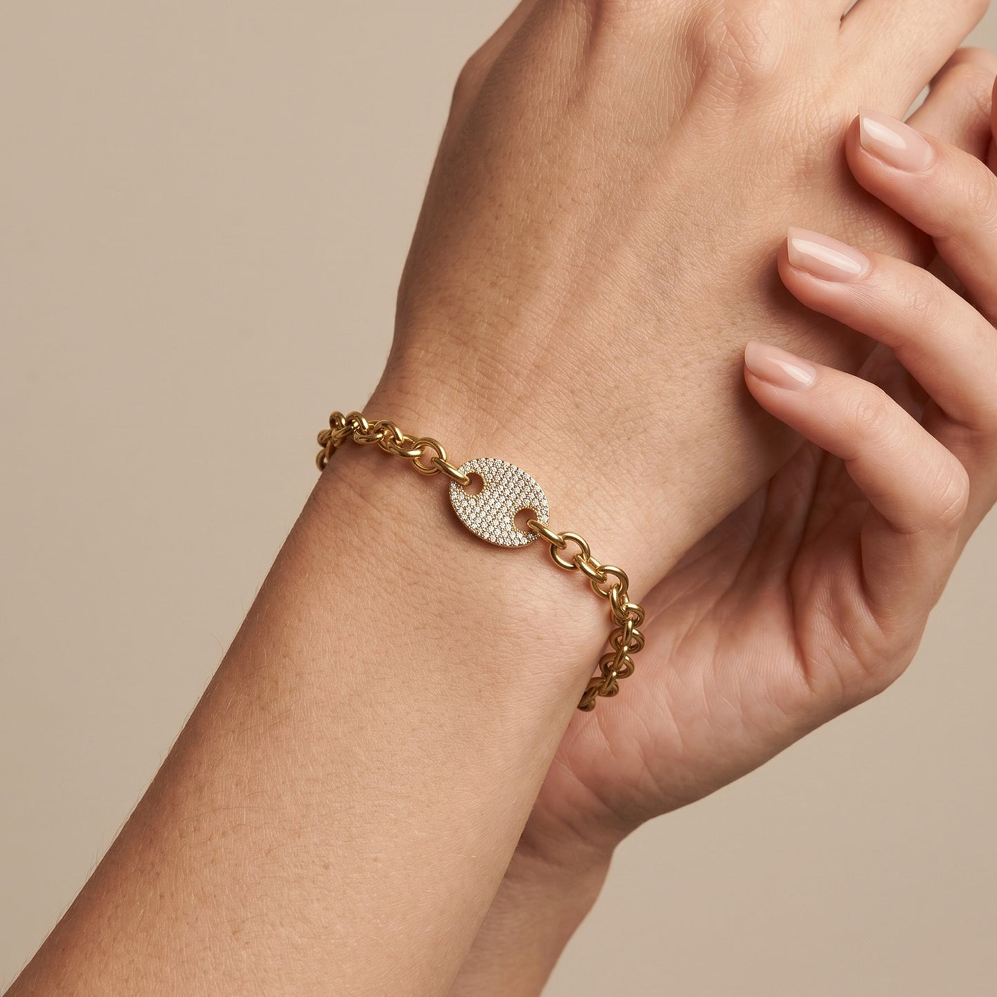 Golden Strass Bracelet