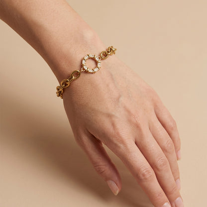 Circle Strass Bracelet