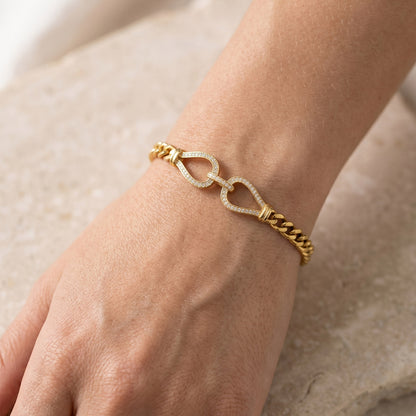 Golden Strass Bracelet