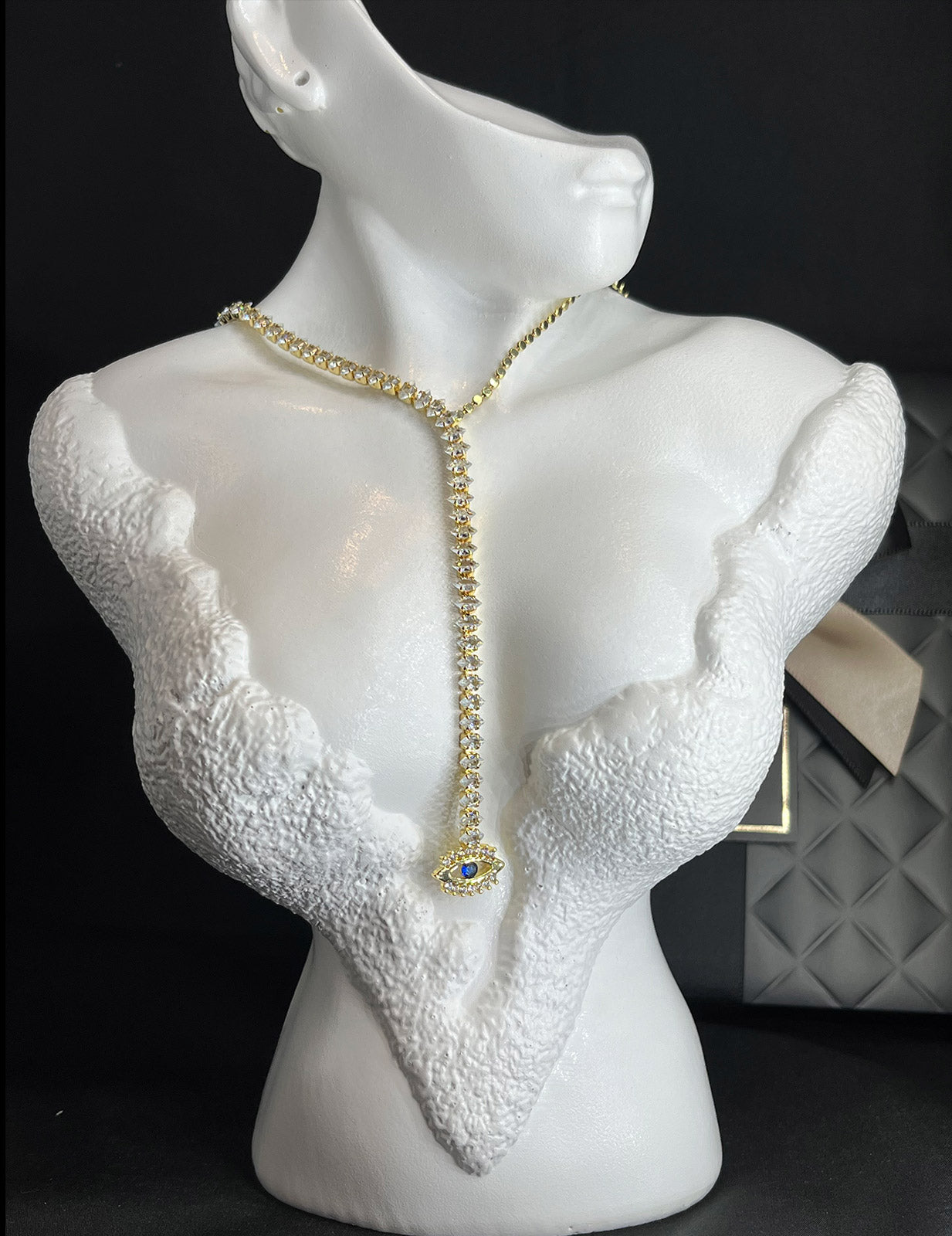 Blue Iris Necklace