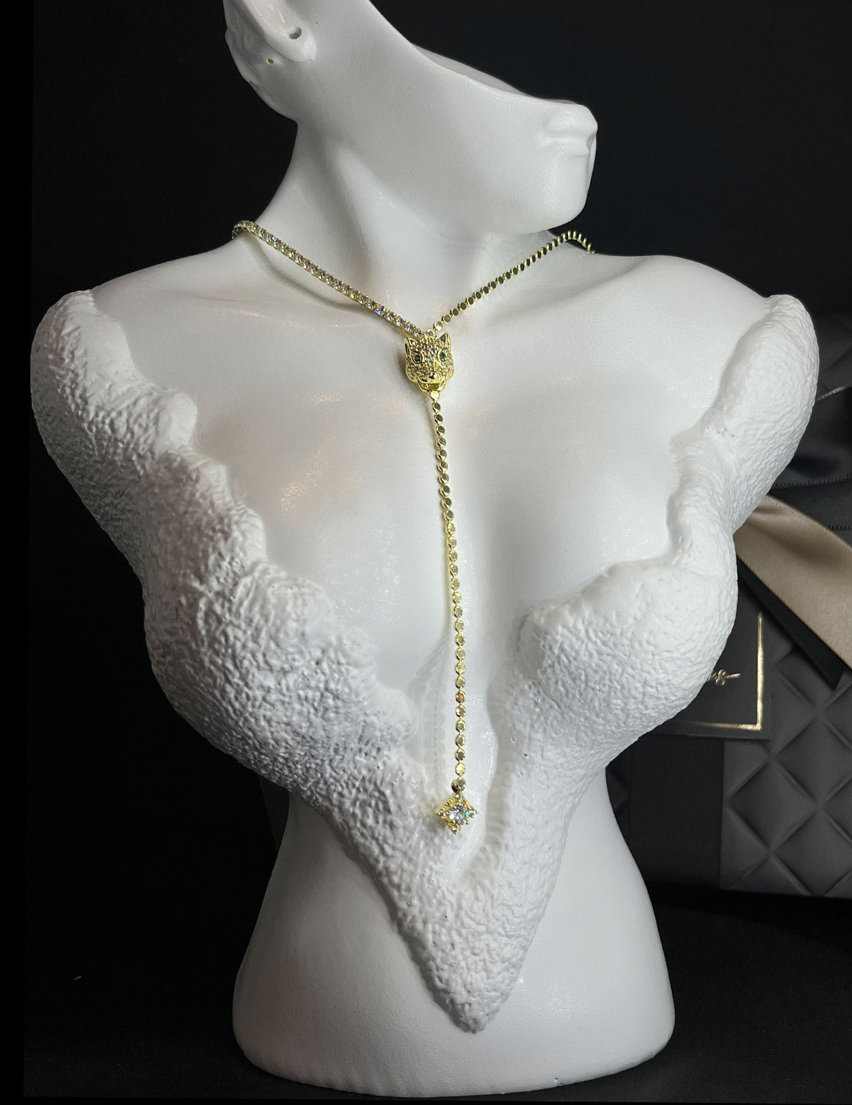 Crystal Jaguar Necklace