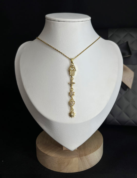Spark Long Chain Necklace