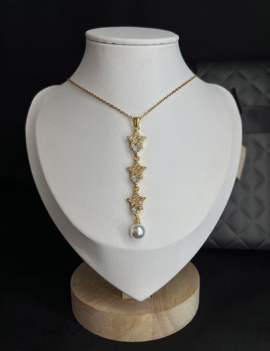 Lolly Stars Long Chain Necklace