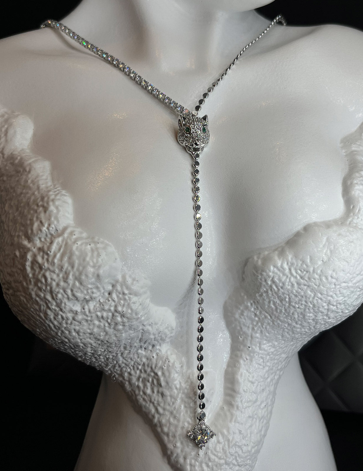 Crystal Jaguar Necklace