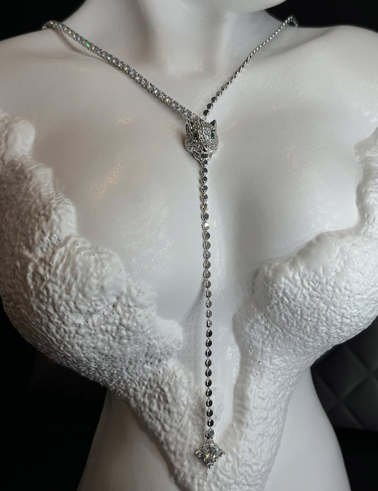 Crystal Jaguar Necklace