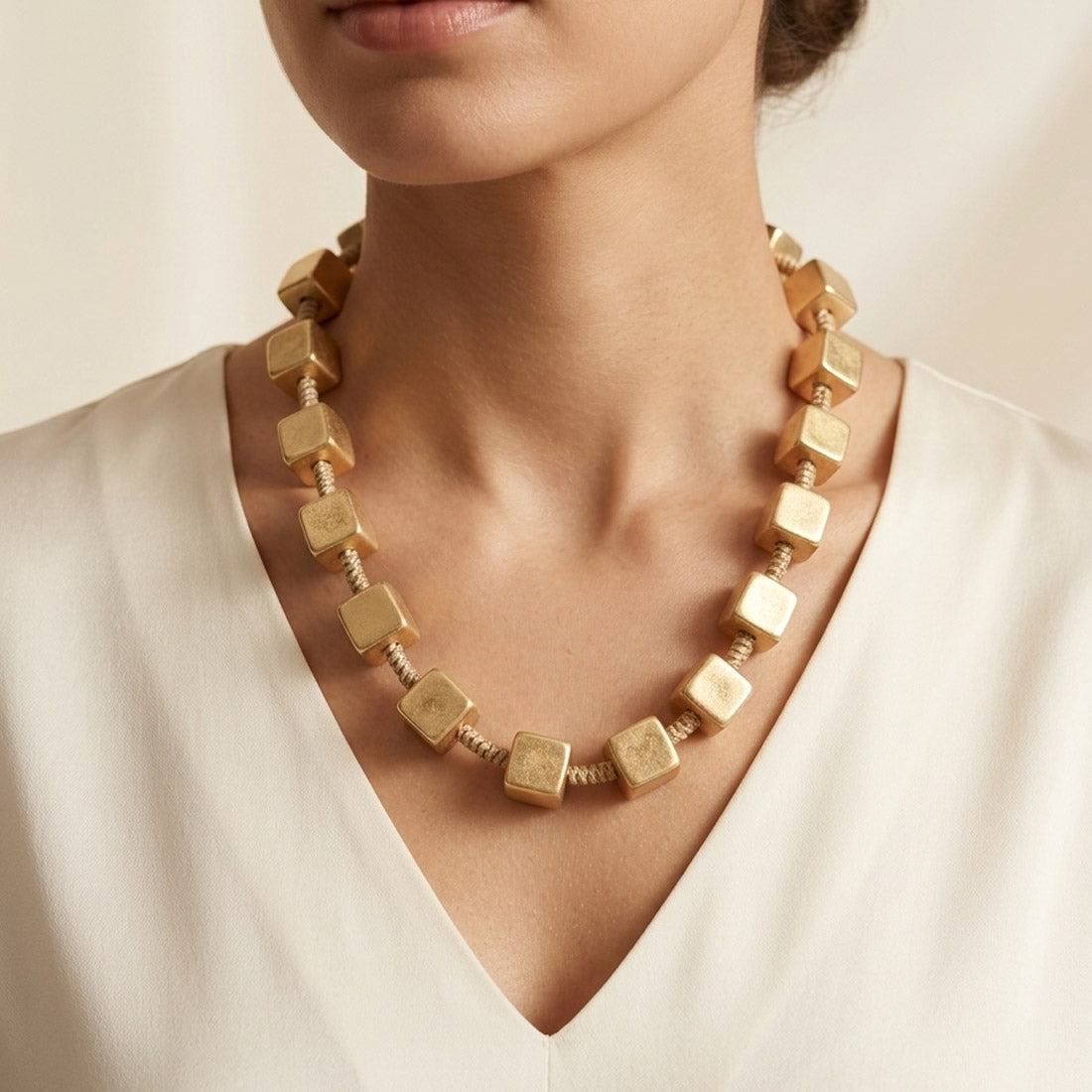 Stone Rope Necklace