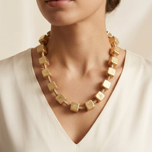 Stone Rope Necklace