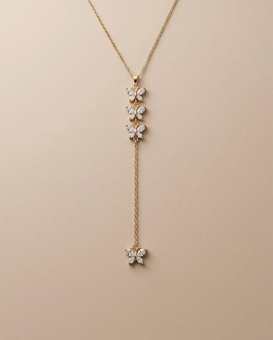 Butterfly Drop Necklace