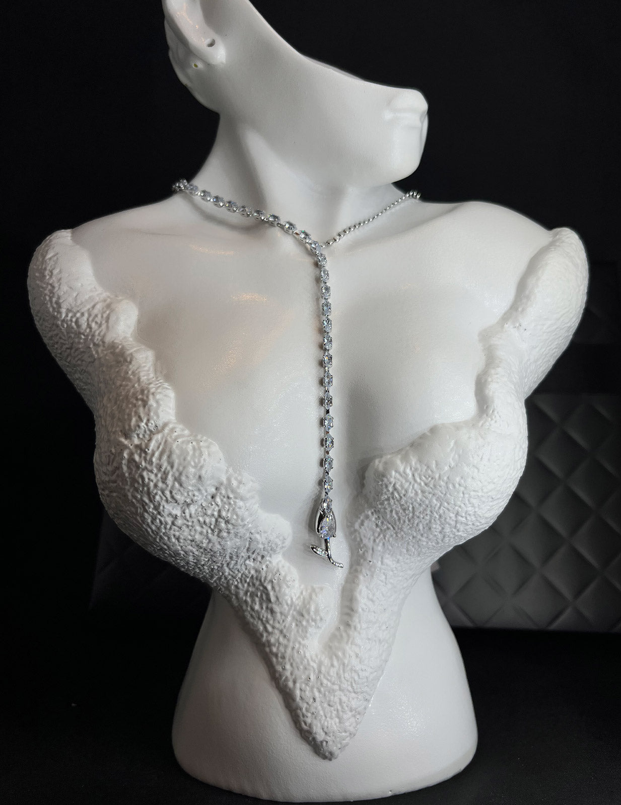 Flower Drop Necklace