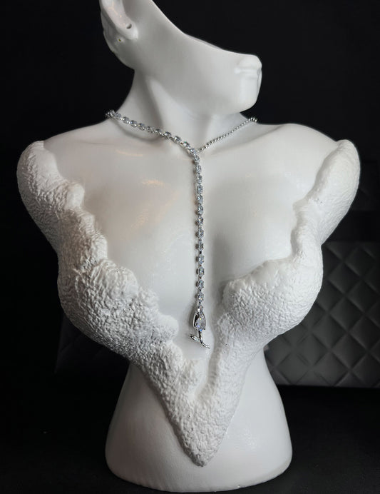Flower Drop Necklace