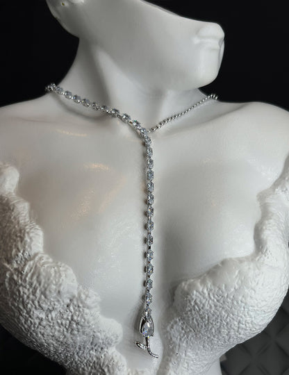 Flower Drop Necklace