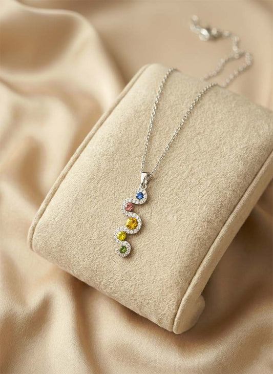 Colored Snake Necklace