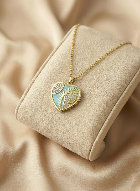 Eye Heart Necklace