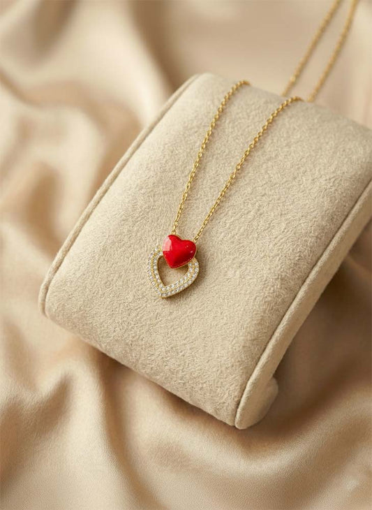 Two Hearts Necklace