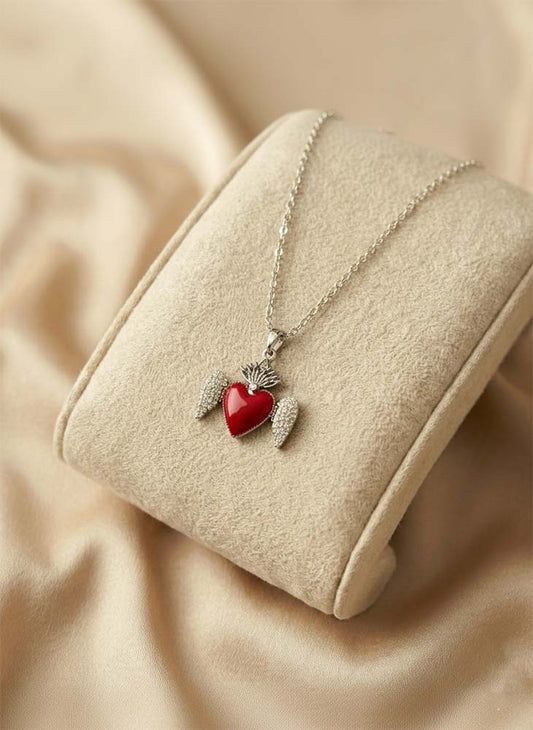 Red Heart Necklace