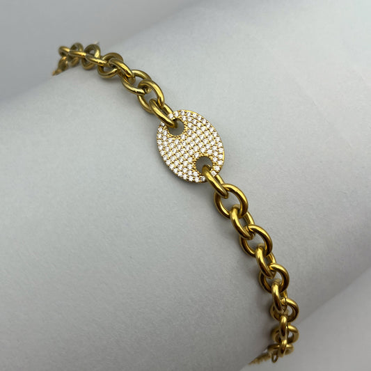 Golden Strass Bracelet