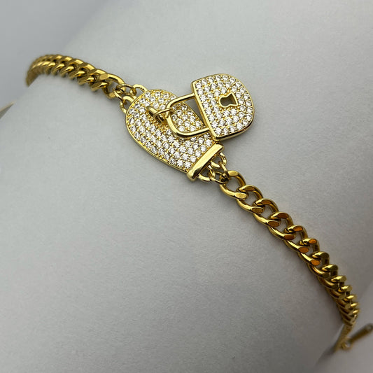 Golden Strass Bracelet