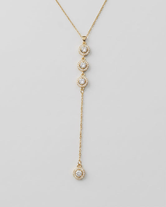 Dropped Circle Necklace