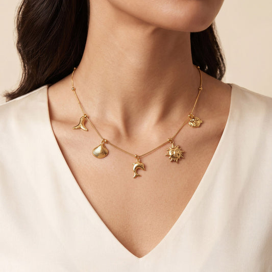 Ocean Charm Necklace