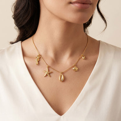 Ocean Charm Necklace