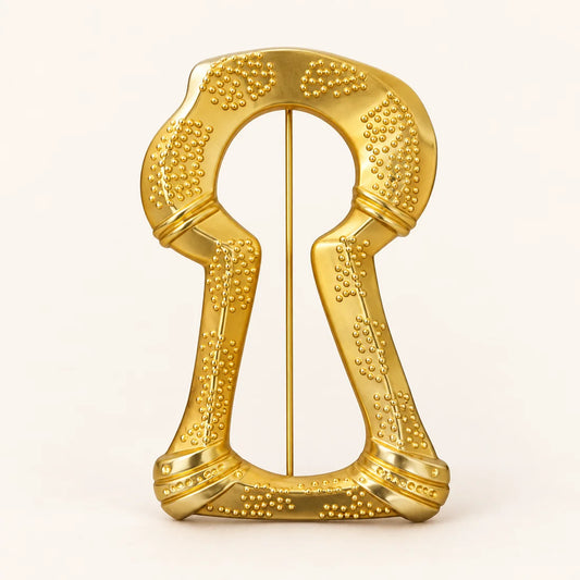 Open Secret Brooch stainless steel brooch in Gold