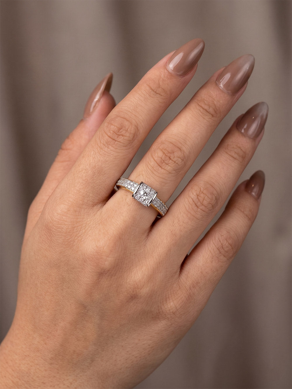 Gold plated ring